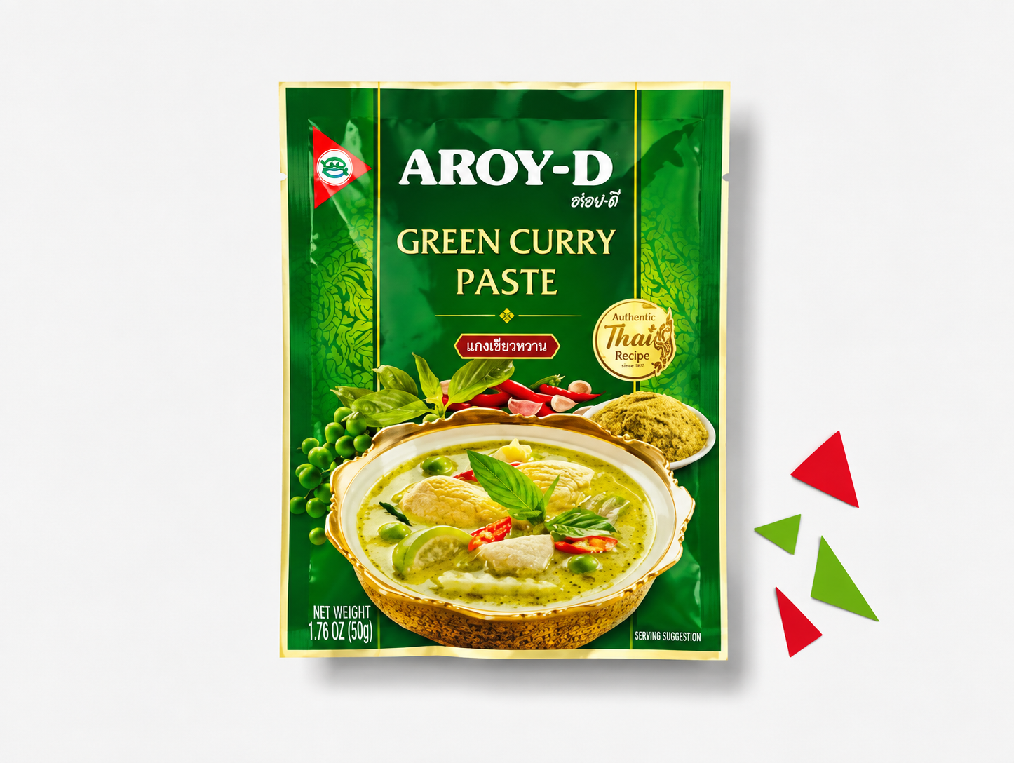 Паста Карри зеленая AROY-D 50 г