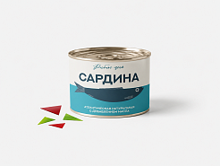 Сардина атл (куски) ТМ Рыбное меню 250 г