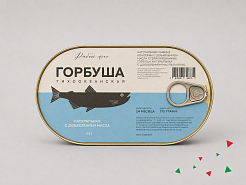 Горбуша нат с доб масла (куски) ТМ Рыбное меню 175 г